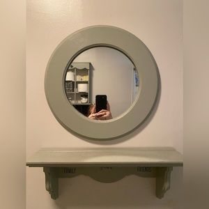 Shelf & Mirror